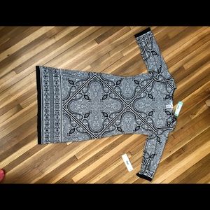 Black and white Anaisey Wisp dress NWT